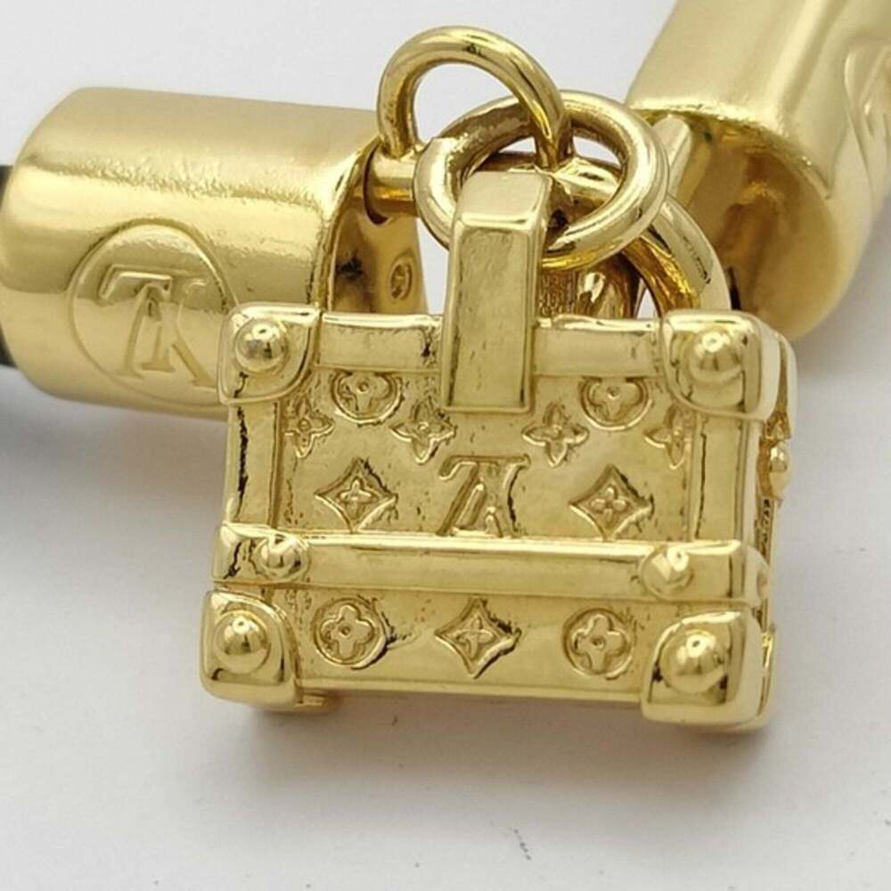 LOUIS VUITTON Brown Monogram Charm Bracelet - Picture 4 of 10